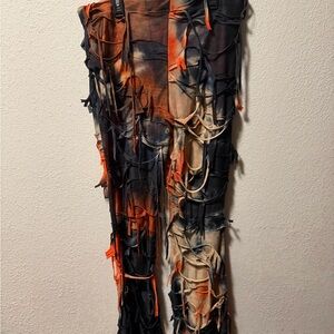 Bold Distressed Multicolor Pants